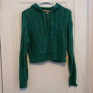 American Eagle Zip-up Sweater